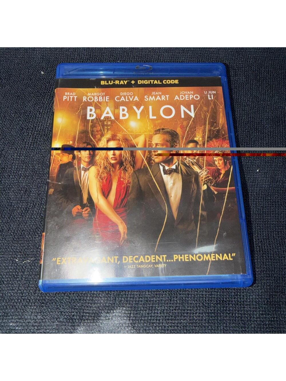 Babylon Blu-ray 2022 Brad Pitt Margot Robbie Damien Chazelle 2-Disc Set